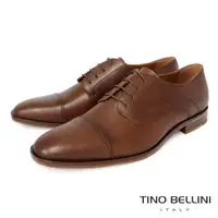 在飛比找momo購物網優惠-【TINO BELLINI 貝里尼】男款 歐洲進口橫飾德比紳