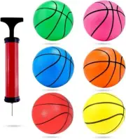 6Pcs Mini Basketball Small Basketball for Toddlers Kids and Adults