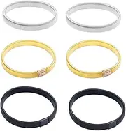 [LMHEYL] 3 Pcs Shirt Sleeves, Anti Slip Metal Sleeves with Elastic Arm Straps, Adjustable Fixed Sleeves