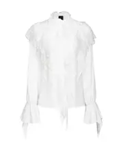 Pinko Ruffled Detailed Blouse IT42,IT36 White