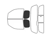 Rvinyl Window Tint Kit Fits Suzuki Equator 2009-2012 (2 Door)