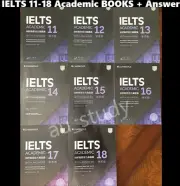 2024 AU STOCK LATEST NEW Cambridge IELTS 11-18 Academic Books with Answer Key
