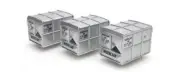 Artitec 1:87 Scale Closed container Silver Nederland (3pces)