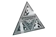 Paladone 39cm Zelda Triforce Mirror Teen Adult Gift Memorabilia Table Wall Decor