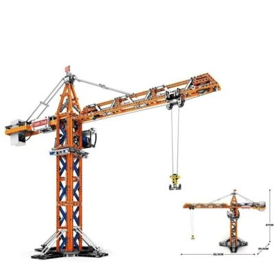 1288PCS Remote Control Tower Crane MOC 22013 Model Building Blocks Bricks Toys