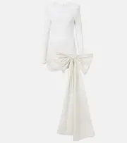 [Rotate] Rotate Bridal bow-detail sequined minidress AU 10 white