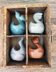The Elements Kisii Soapstone Gift Set - Earth Water Air Fire - Made in Kenya