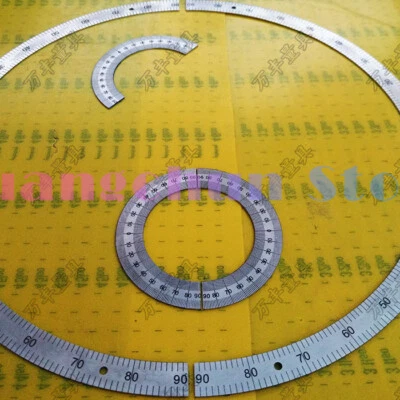 1X NEW Symmetrical disc round steel ruler handwheel 310x280X2 D012