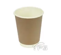 在飛比找Yahoo!奇摩拍賣優惠-PA-FH12雙層咖啡杯(12oz)(90口徑) (咖啡/拿