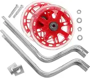 NAMOARLY Boys and Girls Bike Accessories Set Balance Auxiliary Wheel Silent Flash Training Wheels for Boys and Girls Confidence