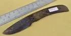 6.50" HAND MADE chopper Damascus steel Blue Fire knife blank blade quality 1487