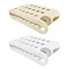 Auto Rolling Fridge Egg Organizer 30 Eggs Storage Holder Space Saving