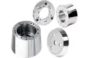 Flaming River Steering Wheel Adapter Roadster Adapter 3 to 5 and 6 bolt Polished