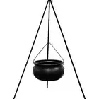 Spooky Witch Cauldron Bucket Decoration Halloween Party Outdoor for Home Porch