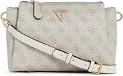 [GUESS] Noelle Tri Compartment Crossbody Bag Dove Logo, Dove logo, One Size