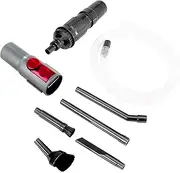 Mini Vacuum Cleaner Accessory Attachments Tool Kit for Dyson V7 V8 V10 V11 V12 V15 Vacuum Cleaners - Quality Brush + Flexible Extension Hose for Dyson Attachments Kit