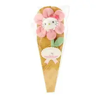 在飛比找O!MyGod購物商城優惠-Sanrio Kitty 可彎曲絨布造型花束吊飾