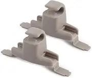 CHENGHAO 2PCS Plastic Car Sun Visor Clip Holder Bracket Accessories 51168243575 Fit for BMW E46 3 Series 325 M3 (Color Name : Beige)