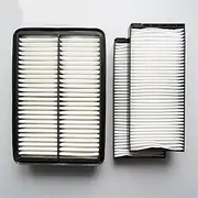 ZUXIM Car Air Conditioning Cabin Air Filter Oil Filter Fuel Filter for JAC, J3 J3S Turin 2009 2010 2011 2012 2013 2014 2015 Cabin Air Filter(Yellow)