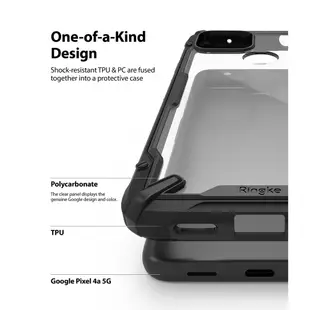 Ringke Fusion-X 防撞防滑 舒適握感手機殼 黑邊框 迷彩黑 Google Pixel 4a 5G