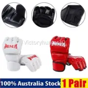 X2 MMA Boxing Gloves Grappling Punching Bag Training Kickboxing Fight Sparring