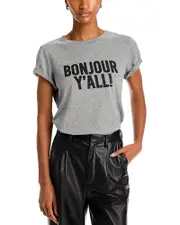 Cinq a Sept Bonjour Tee