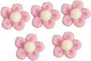 [OATIPHO] Cute Felt Brooch Set Pcs Adorable Flower Shaped Breastpins for Boys and Girls and Adults Corsage Accessory