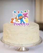 Pocoyo personalised cake topper Party Decoration, Glossy