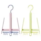 2Pcs Windproof Shoes Drying Rack Stackable Shoe Storage Organizer Bathroom