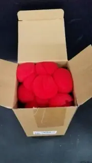 Boao 60 Pieces Red Clown Noses Cosplay Noses Foam Circus Noses