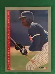 1993 Fleer Sammy Sosa Chicago Cubs #27 Baseball Card Wrong Birthdate