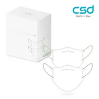 在飛比找PChome24h購物優惠-【CSD】中衛醫療口罩-成人立體-3D Simply Whi