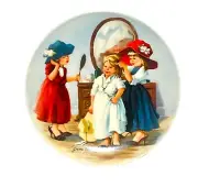 Edwin M. Knowles China Co High Society 1986 Collector's Plate with COA 9350A