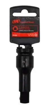 E43H 1/2" Drive Hex Impact Socket, 3" Extension for Impact Wrench