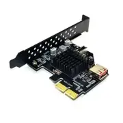 PCI Express 3.0 USB 3.1 PCI-E Card PCIE USB Adapter Raiser TYPE-E 10Gbps+USB2.0