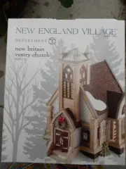 DEPT 56 NEW ENGLAND NEW BRITAIN VESTRY CHURCH (T) NIB