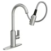 Moen MEENA Kitchen Faucet One-Handle High Arc Pulldown Stainless Steel 87270SRS