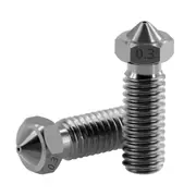 TWO TREES 0.3mm Hardened Steel Volcano Nozzle with M6 Thread