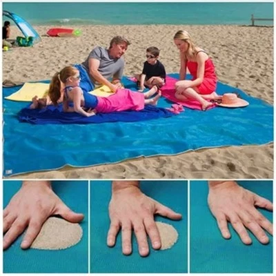 Sand Proof Blanket Sand Free Lightweight Compact Large Beach Towel Mat Fast D...