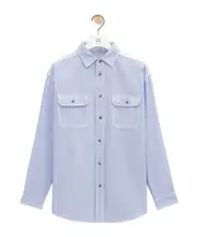 Shirt in cotton IT52 light blue