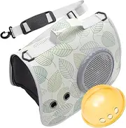 COSMEVIVI Cat Carrier Backpack Portable Pet Travel Pouch Breathable Cat Container for Sightseeing Camping Travel Strap Durable Material