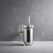 NWT$195 WINE COOLER STAINLESS STEEL MIRROR POLISHED Georg Jensen danish modern