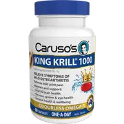 Caruso's Natural Health King Krill 1000mg 60 Capsules