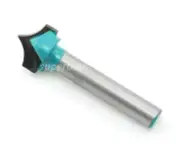 12mm Steel Round Over Groove Router Bit CNC V Needle Tip CNC Wood Mill Cutter 3D