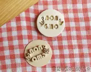 Non GMO Stamp Embosser Cookie Cutter Pastry Fondant Dough Biscuit