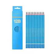Sketch Pencils for Drawing 12B 12pcs Softest and Darkest Professional Graphit...
