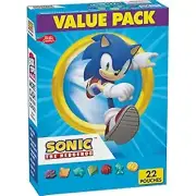 Sonic Fruit Flavored Snacks Treat Pouches Value Pack 22 ct