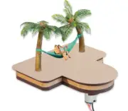 Noch 21772 Ho Scale Palms with Characters in Hammock (Micro-Movement)