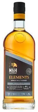The Milk & Honey Distillery Elements Red Wine Cask Single Malt Israeli Whisky (700mL)