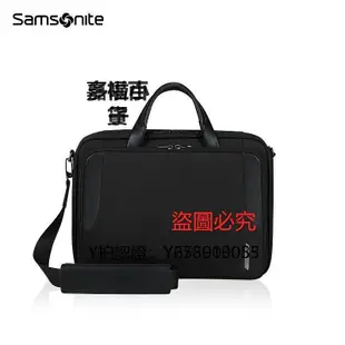 公事包 Samsonite新秀麗男士公司包大容量電腦包商務通勤單肩包斜挎包KL6